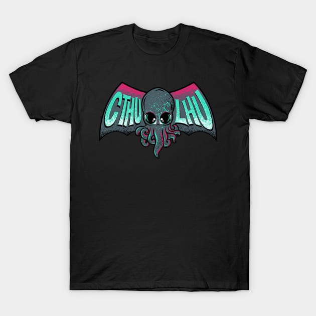 Cthulhu Flight T-Shirt by nadzeenadz